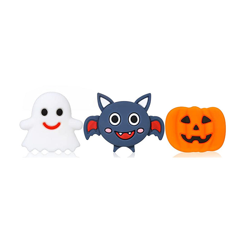 Wholesale 20pcs/pack Halloween Pumpkin Silicone Beads